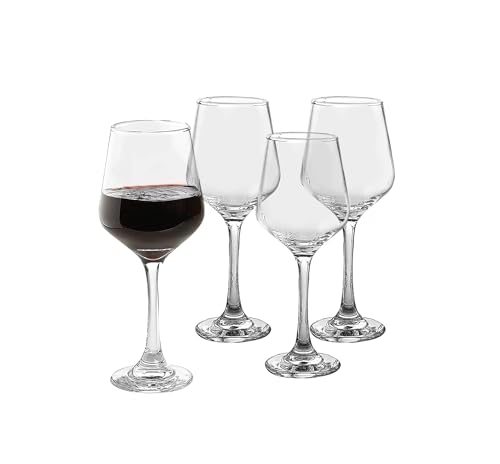 PARNOO White & Red Wine Glasses Set