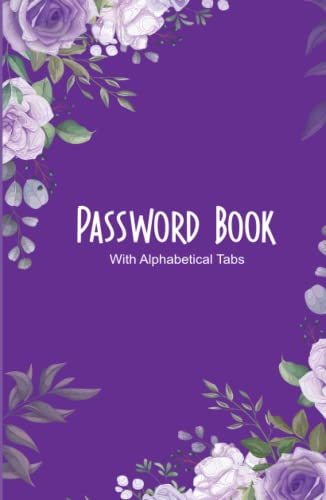 Password Book With Alphabetical Tabs