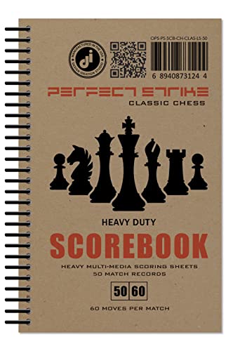 Perfect Strike Chess Scorebook