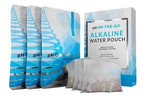 pH On-The-Go Water Filter - Alkaline Pouch (3-Pack)