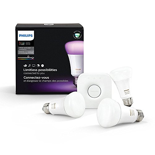 Philips Hue A19 60W Smart Bulb Starter Kit