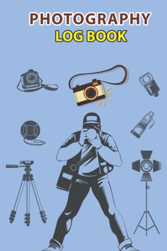 Photography & Camera Notes Record: Photo Shoots Log Book