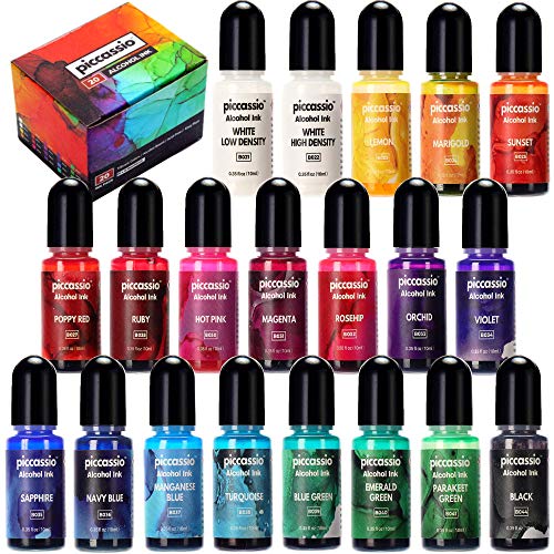 Piccassio 20 Colors Alcohol Ink Set
