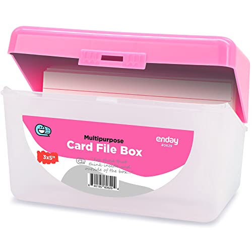 Pink Index Card Holder by Enday