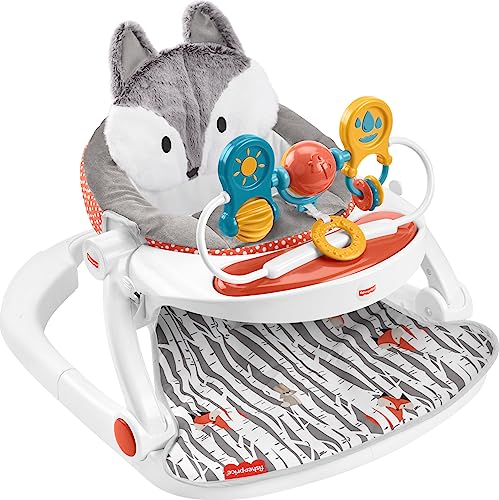 Portable Baby Chair with Snack Tray and Toy Bar by Fisher-Price