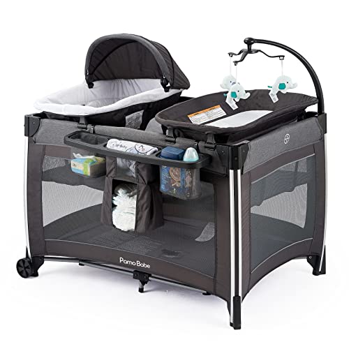 Portable Baby Crib Deluxe Nursery Center