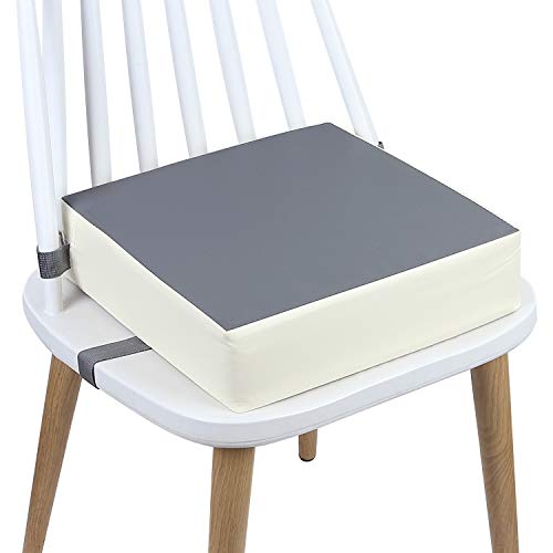 Portable Toddler Booster Seat for Dining Table - Grey-Beige