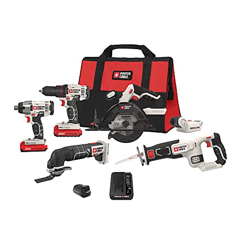 PORTER-CABLE Cordless Drill Combo Kit, 6-Tool