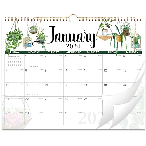 Potted Plant 2024 Wall Calendar