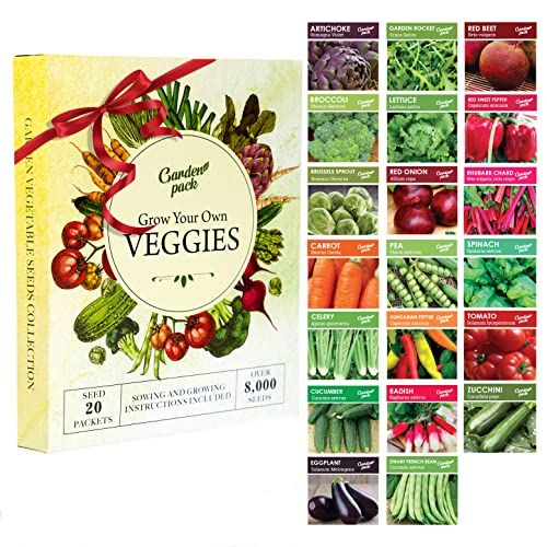 Premium High-Yield Vegetable Seed Variety Pack