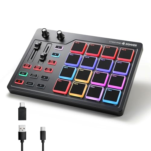 Professional USB MIDI Controller with Beat Pads & Assignment Controls