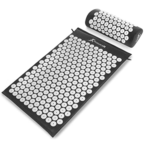 ProsourceFit Acupressure Mat and Pillow Set for Back and Neck Pain Relief