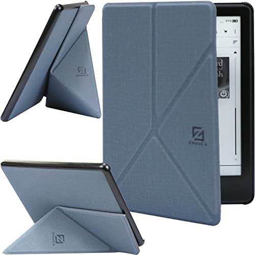 PU Leather Cover for 6.8" Kindle Paperwhite E-Readers (Blue)