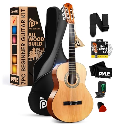 Pyle 3/4 Junior Size Acoustic Guitar Kit
