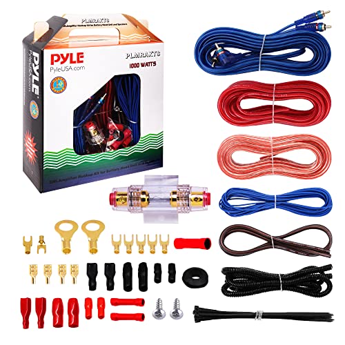 Pyle Car Audio Wiring Kit - 20ft 8 Gauge Power Wire