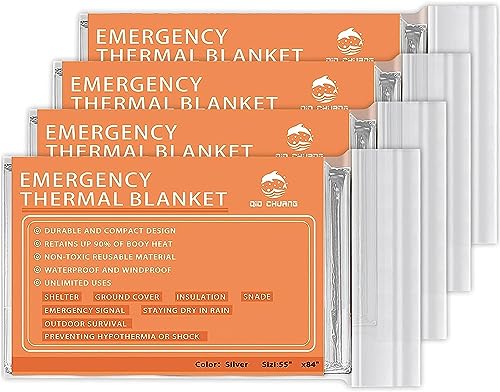 QIO CHUANG Emergency Mylar Blankets
