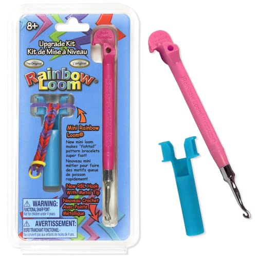 Rainbow Loom Tail Kit - Metal Hook - Pink