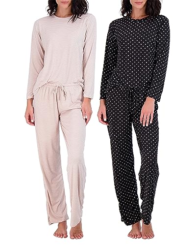 Real Essentials Women's Long Sleeve Pajama Set
