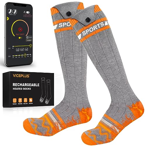Rechargeable Heated Ski Socks for Winter