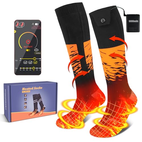 Rechargeable Heated Thermal Socks for Men and Women