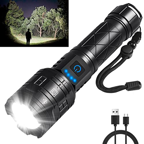 Rechargeable High Lumens Tactical Flashlights