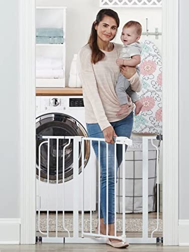 Regalo Easy Step Baby Gate with 6-Inch Extension and Mounting Kit
