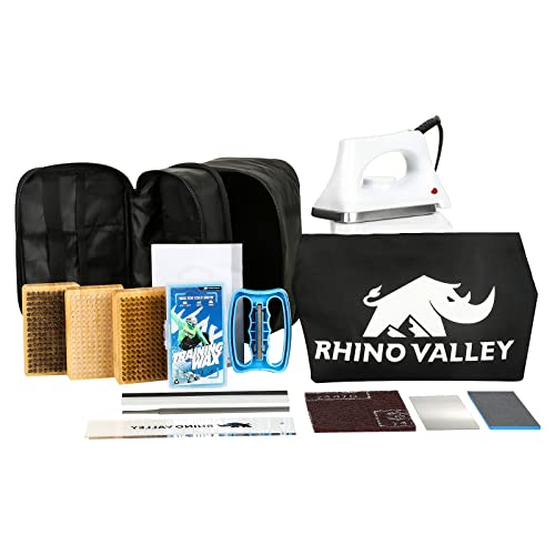 Rhino Valley Ski Snowboard Tuning Kit with 15PCS Accessories