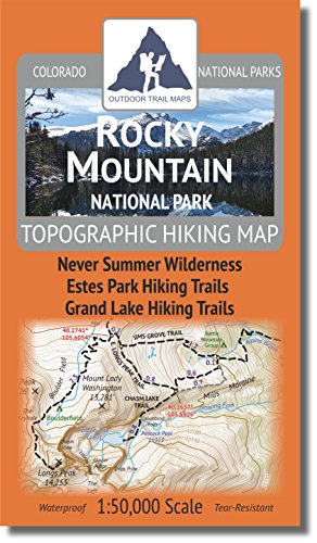 RMNP Topo Hiking Map 2021