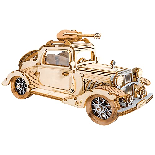 ROBOTIME 3D Wooden Puzzles Car