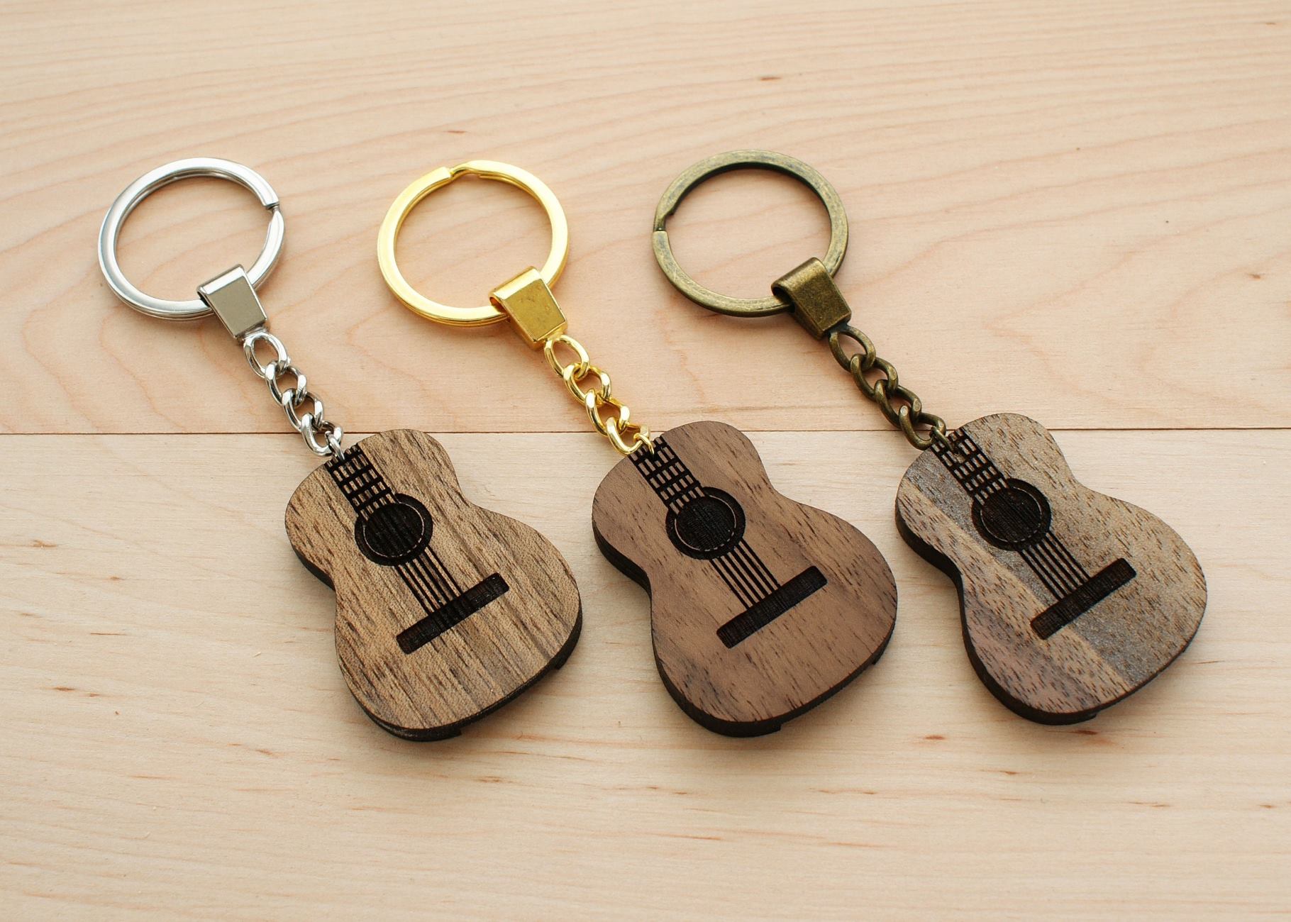 Rock Your Keys with this Guitar-Shaped Keychain: A Perfect Gift for Him