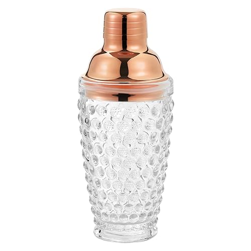 Rose Gold Hobnail Cocktail Shaker: Ideal Christmas Gift