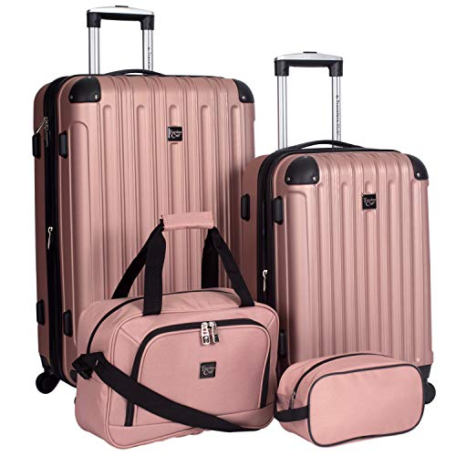 Rose Gold Luggage Set