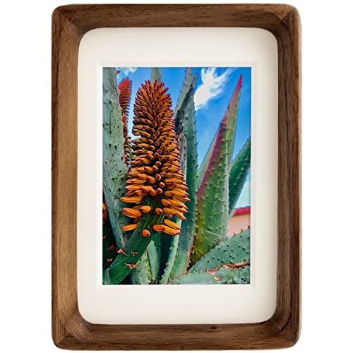 Rustic Wood Frame for Photos - Tabletop/Wall Display