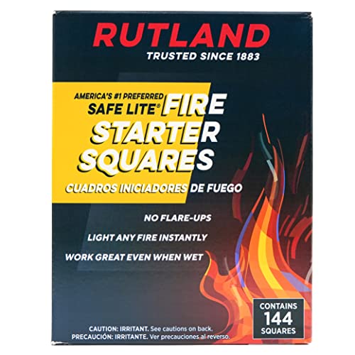 Rutland 50B Safe Lite Fire Starter Squares