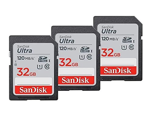 SanDisk 32GB SDHC Memory Card 3-Pack