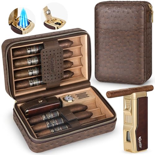Scotte Cigar Travel Humidor Set