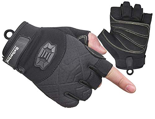Seibertron Climbing Gloves for Adventure Sports and Rescue - Black S