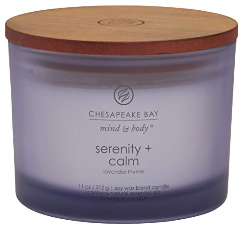 Serenity + Calm Lavender Thyme Candle for Home Décor" - Chesapeake Bay Candle