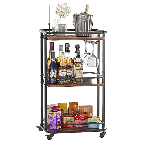Serving Cart with Wheels