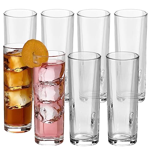 Set of 8 Cocktail Highball Glasses