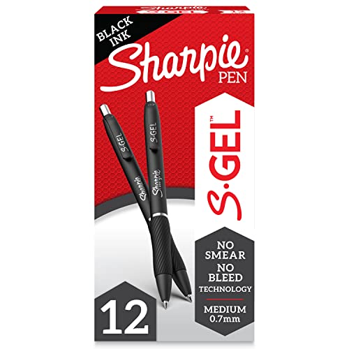 Sharpie S-Gel Medium Point Gel Pens (12 Count)