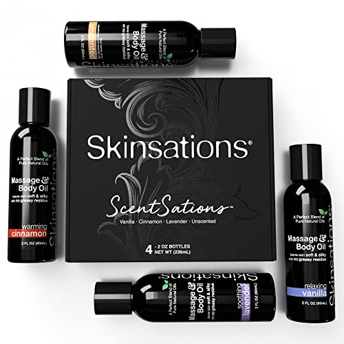 Skinsations Massage Oil Kit Set