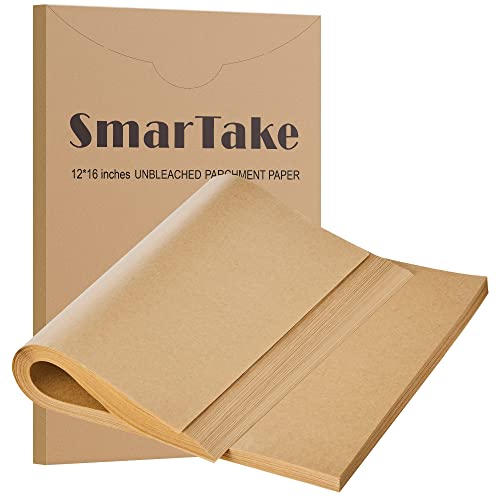 SMARTAKE Parchment Paper Baking Sheets