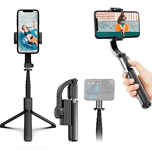 Smartphone Gimbal Stabilizer with Selfie Stick Tripod
