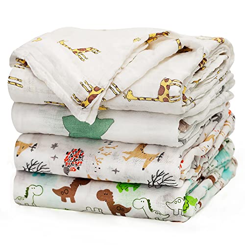 Soft Muslin Baby Swaddle Blanket Set