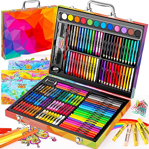 Soucolor 183-Pack Drawing Set for Kids