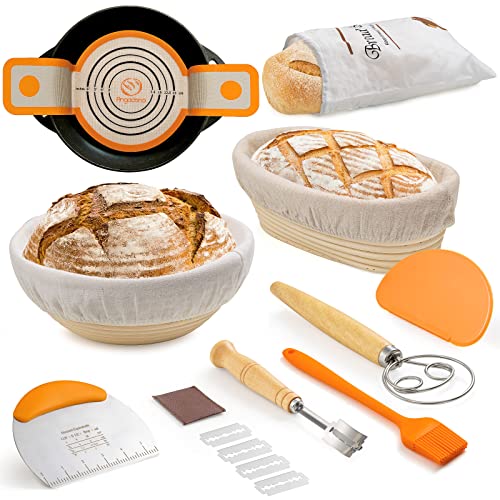 Sourdough Bread Proofing Basket Set