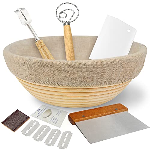 Sourdough Bread Proofing Basket Set