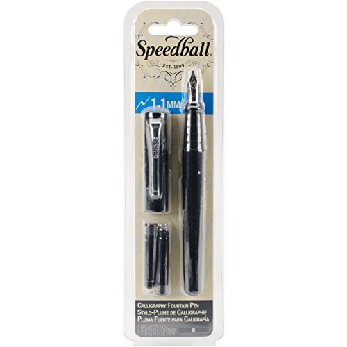 Speedball 002900 Calligraphy Pen - 1.1mm Nib - Black Ink