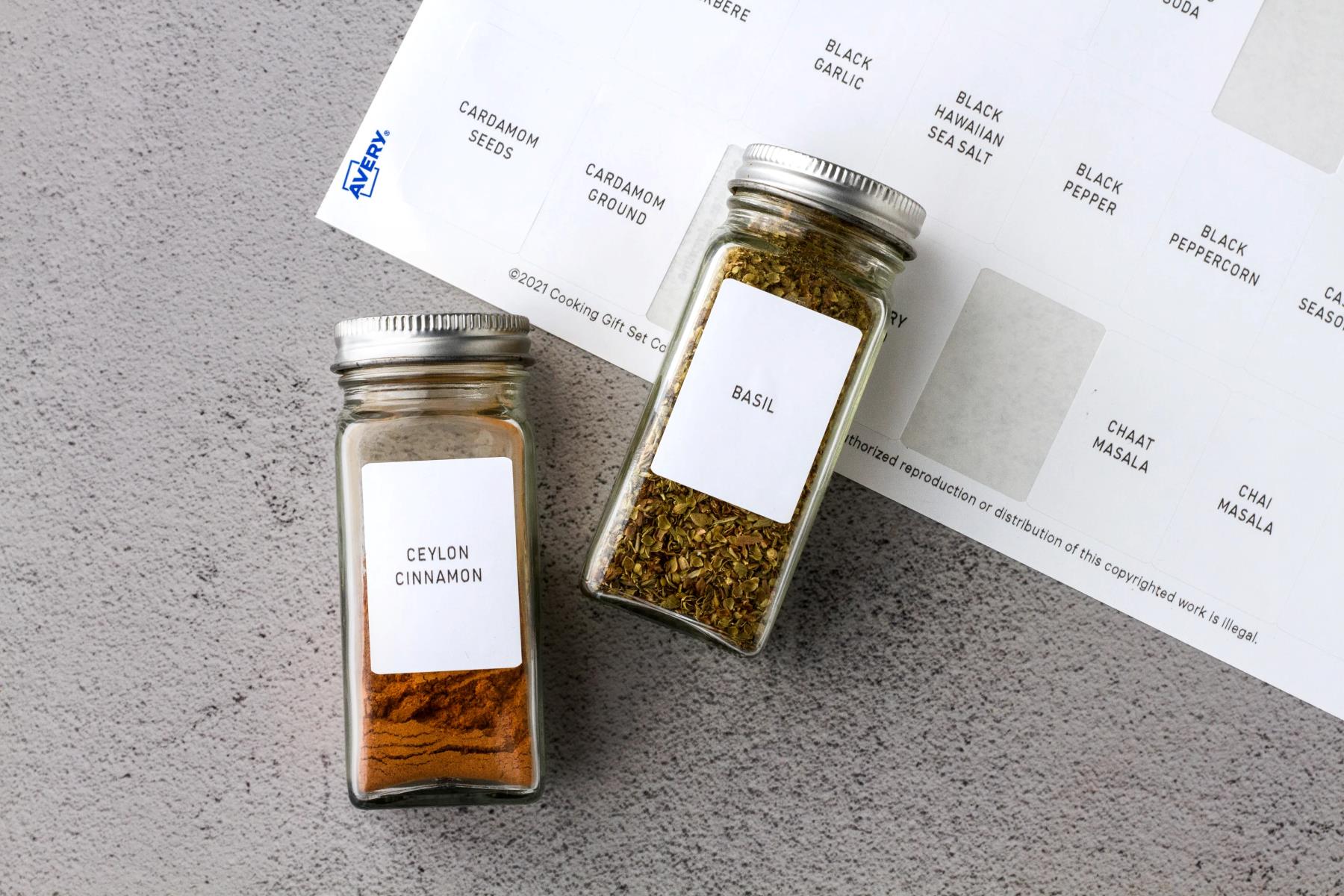 Spice Jar Labels: A Comprehensive Review